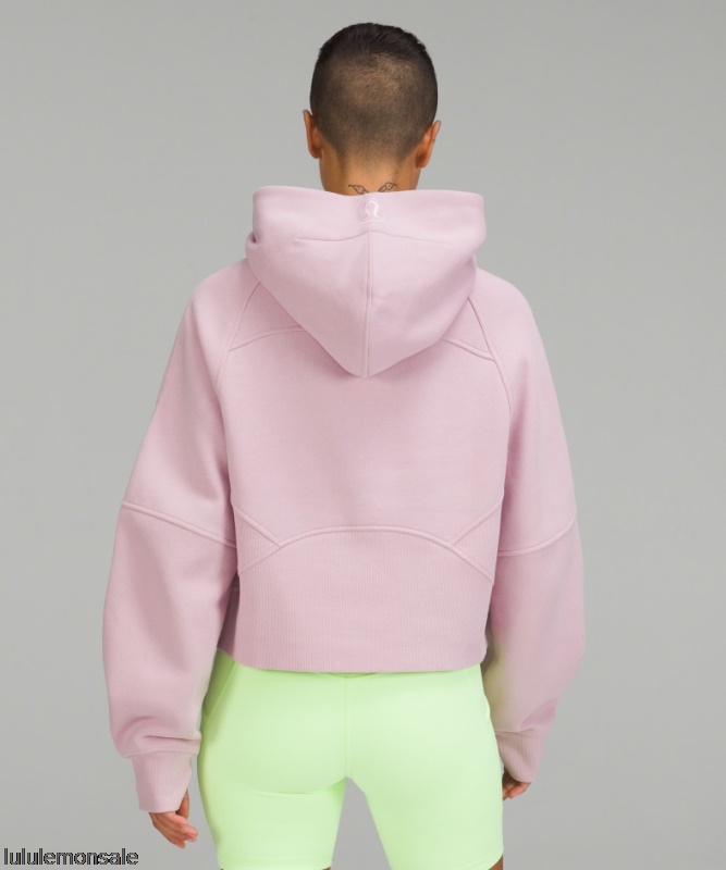 Lululemon Damen DELULU181 | Lululemon Deutschland Pink Peony Scuba Oversize-Hoodie Mit Halbem Reißverschluss